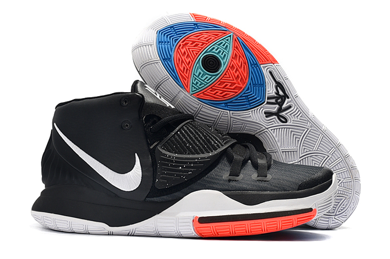 New Nike Kyrie 6 Black White Reddish Shoes